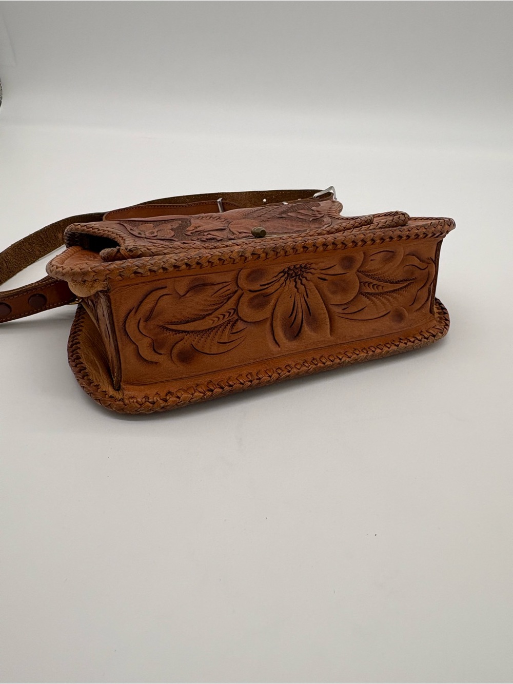 Vintage leather bag - Picture 3 of 10